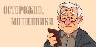 Мошенники, обман, пенсионер. Генерация ИИ
