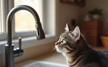 кот, кран, вода, водоснабжение, отключение воды