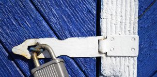 замок, дверь, закрыто