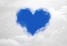 Сердце, облака