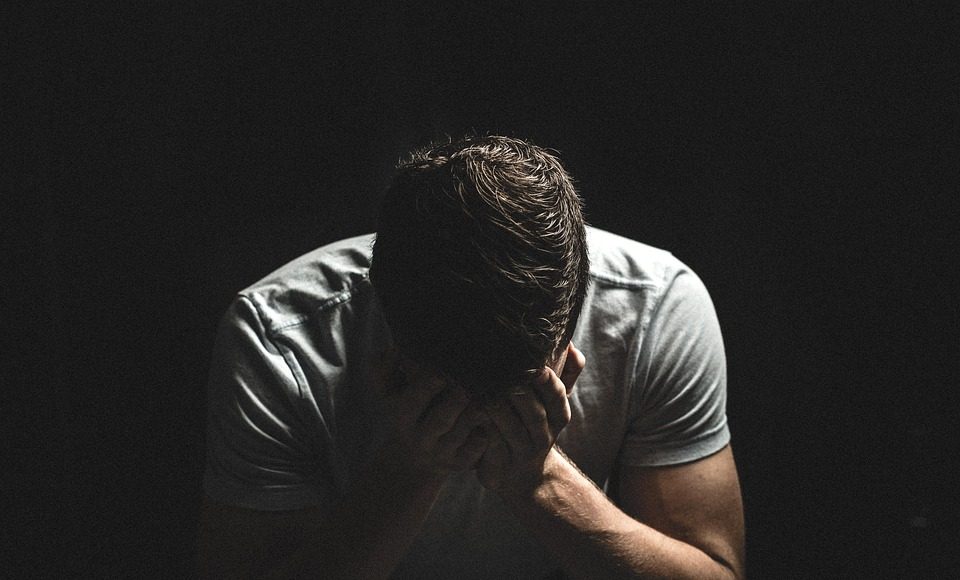 мужчина, человек, грустно, плохо