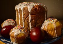 Пасха, кулич, яйца