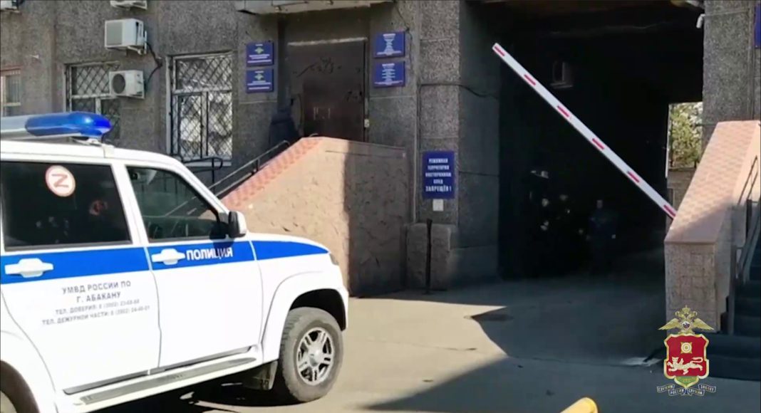 Полиция Абакана. Кадр съемки МВД