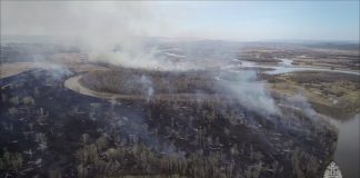 Кадр съемки МЧС