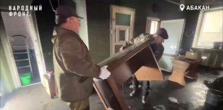 Кадр съемки Народного фронта