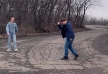 Кадр видеозаписи, опубликованной Михаилом Молчановым