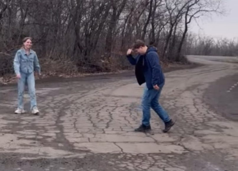 Кадр видеозаписи, опубликованной Михаилом Молчановым