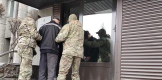 Кадр съемки ФСБ