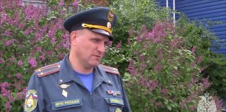 Кадр съемки МЧС