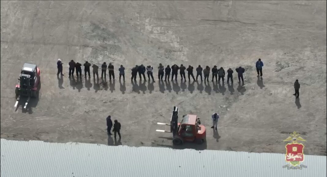 Кадр съемки МВД