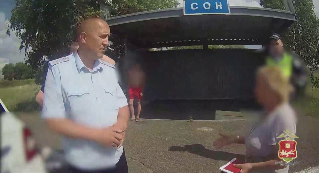 Кадр съемки МВД