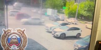 Кадр съемки камеры видеонаблюдения