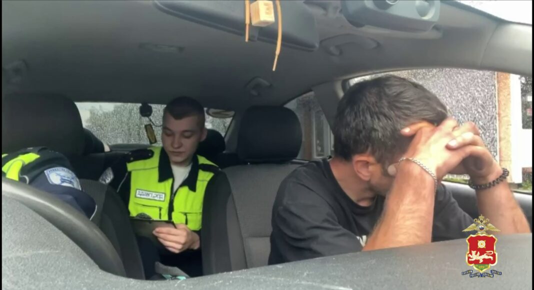 Кадр съемки МВД