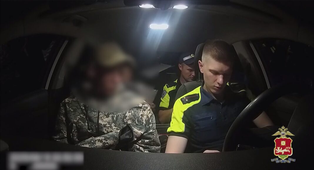 Кадр съемки МВД