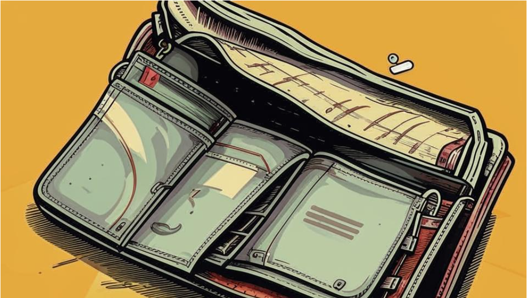 Пустой кошелек. Изображение kandinsky