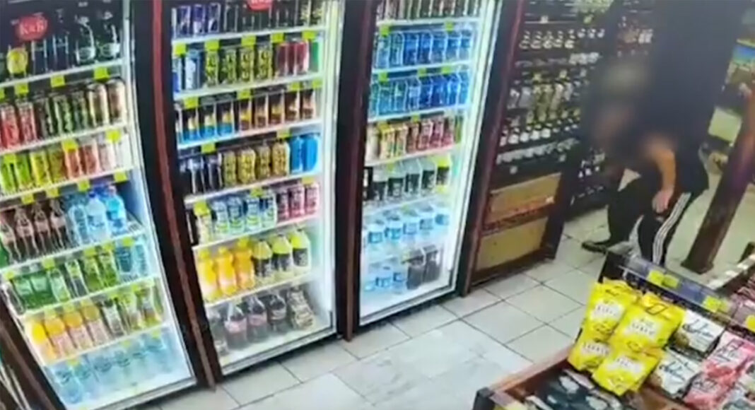 Кадр видеосъемки из телеграм канала МВД