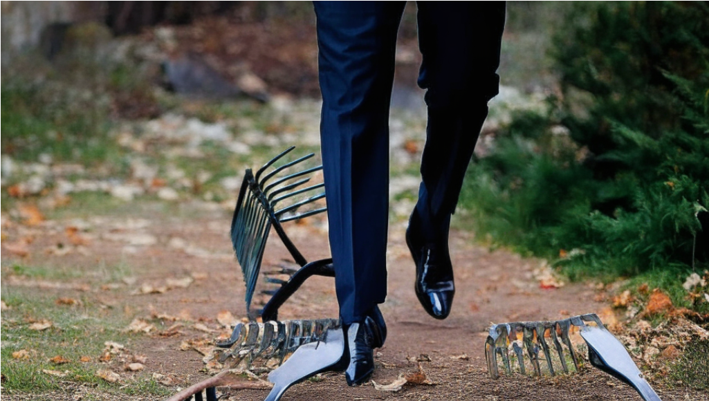 Грабли. Изображение kandinsky