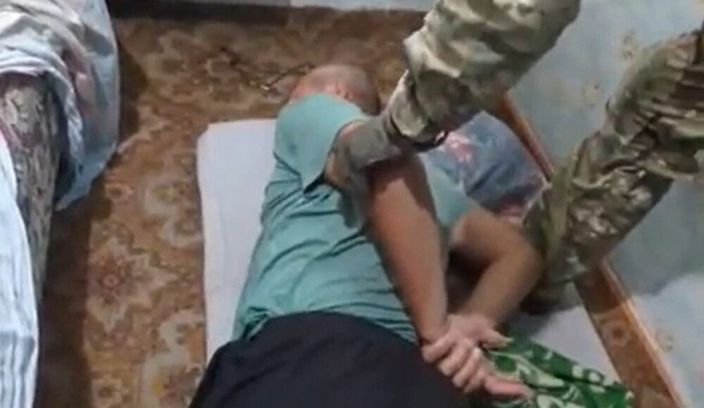 Кадр съемки ФСБ