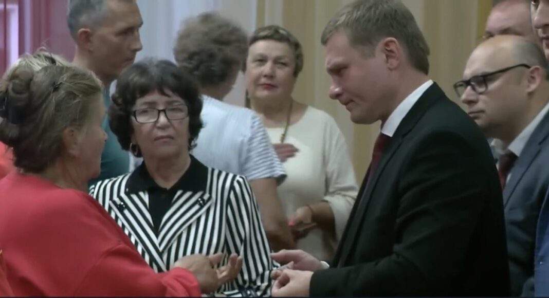 Валентин Коновалов. Кадр съемки РТС