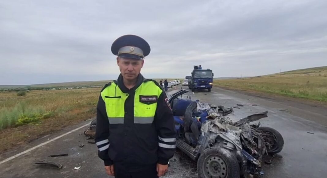 Кадр съемки ГАИ