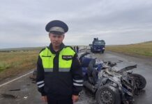 Кадр съемки ГАИ