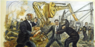 Борьба капитала. Изображение kandinsky