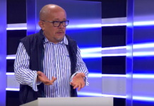 Андрей Тенишев в программе «Аргументы». Кадр съемки ВГТРК