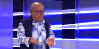 Андрей Тенишев в программе «Аргументы». Кадр съемки ВГТРК