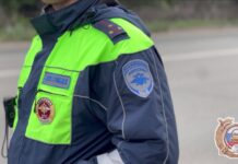 ДПС ГАИ. Кадр съемки Госавтоинспекции