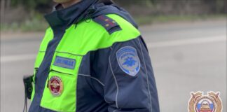 ДПС ГАИ. Кадр съемки Госавтоинспекции