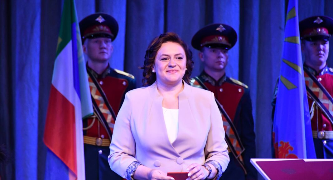 Инаугурация Елены Гопиной. Фото из телеграм-канала главы РХ