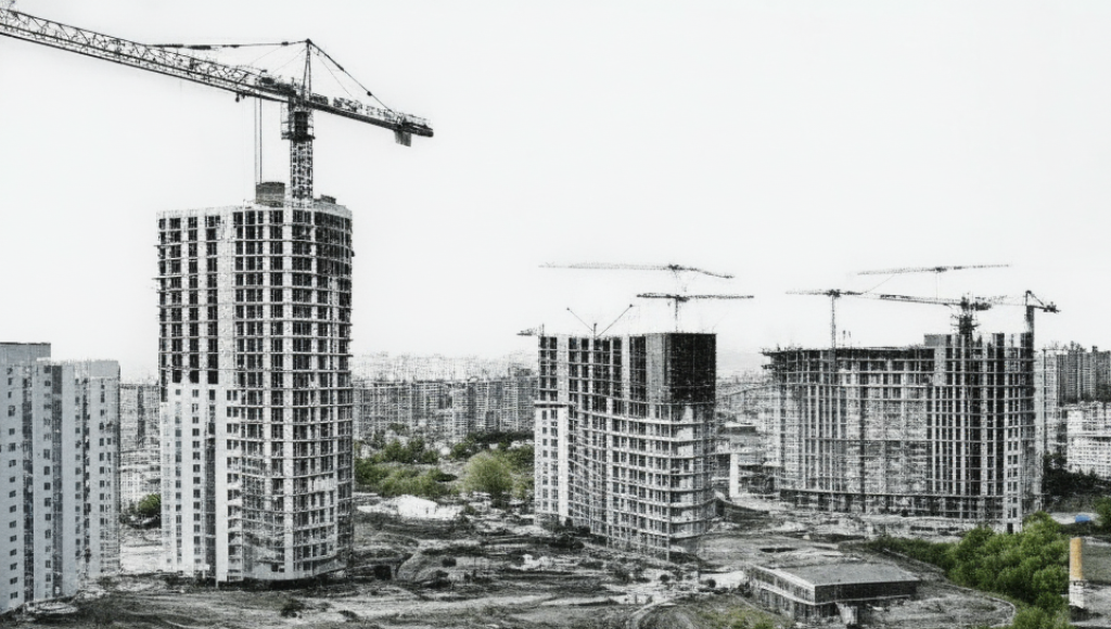 Стройка. Город Изображение kandinsky