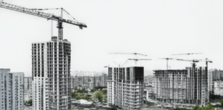 Стройка. Город Изображение kandinsky