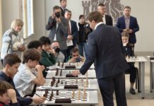 Открытие шахматного клуба Сергея Карякина. Фотограф Владислав Фербер