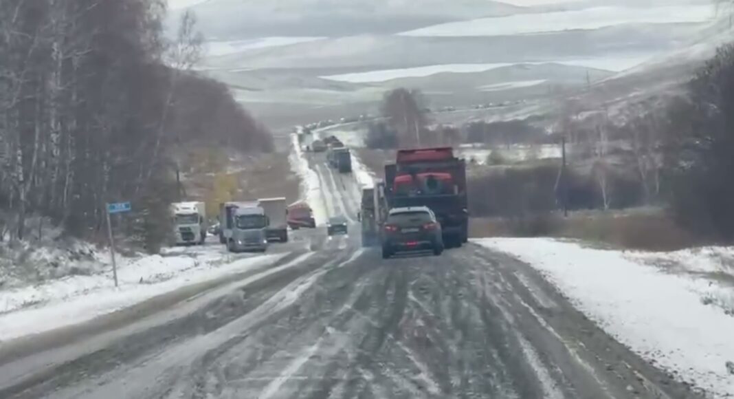 Кадр съемки, опубликованной ГАИ