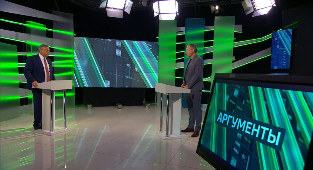 Александр Мяхар и Петр Пермяков в программе «Аргументы»