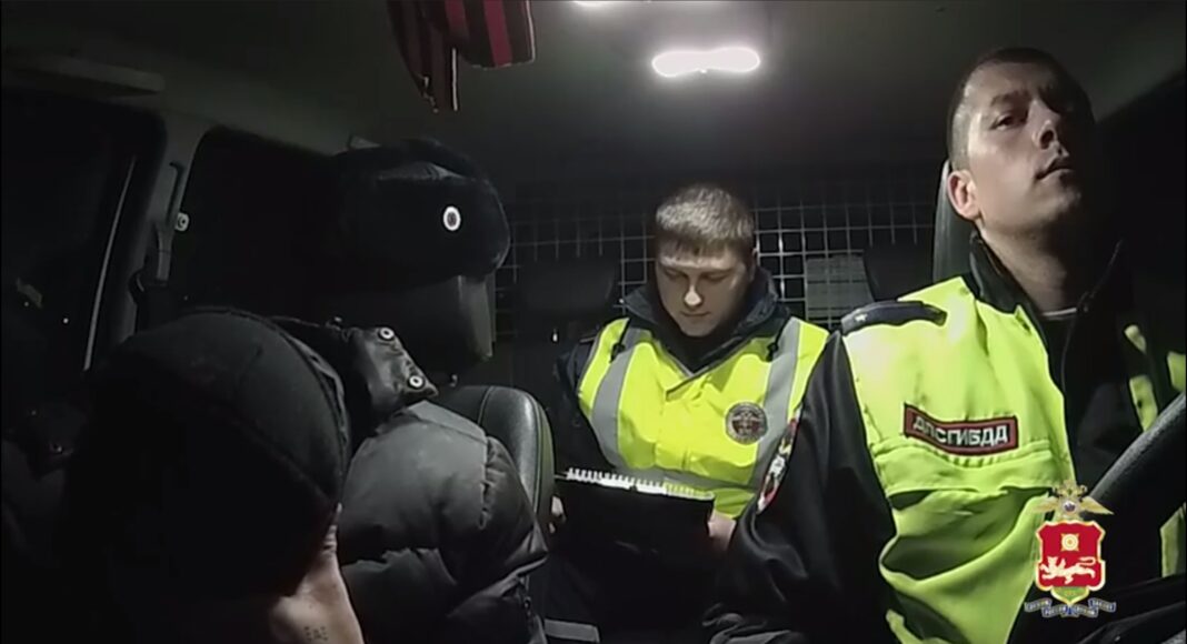 Кадр съемки МВД