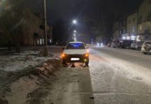 В Черногорске 10-летняя девочка попала под машину Фото Госавтоинспекции