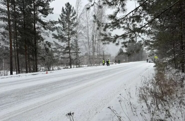 Женщина погибла в ДТП на трассе Саяногорск – Черёмушки Фото МВД