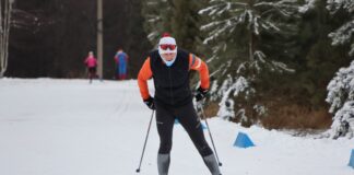 Алексей Лемин на лыжах