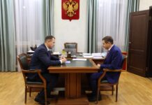 Дмитрий Набирухин и Алексей Лемин. Фото: Абакан.рф