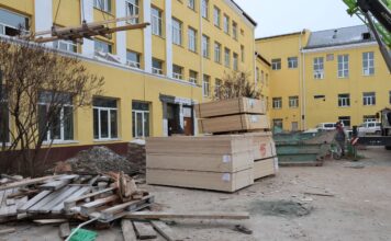 Как продвигается ремонт в школе №1, рассказали в администрации Абакана Фото: Абакан.рф