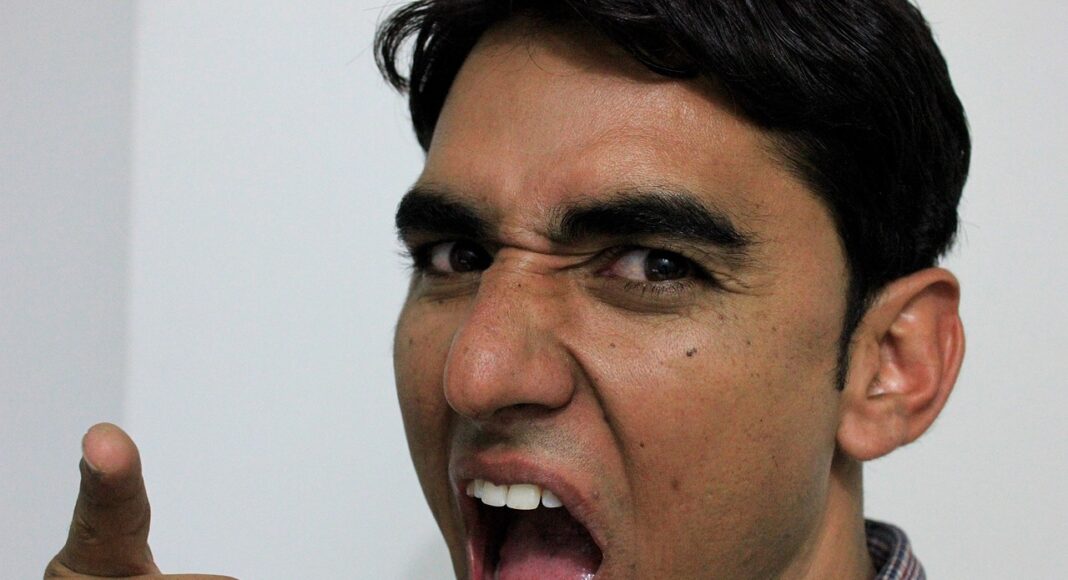 мужчина, злой, конфликт, мужчина кричит