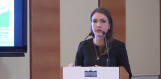 Юлия Исмагилова на круглом столе в Госдуме