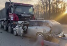 В Абакане в ДТП погиб водитель Кадр съемки МВД