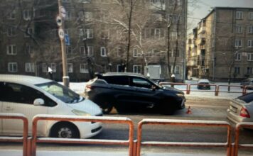 Пешеход попал под машину в Абакане Фото Госавтоинспекции