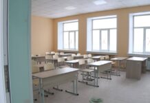 Капремонт в школе №1 в Абакане завершится в апреле Фото из телеграм-канала главы Абакана