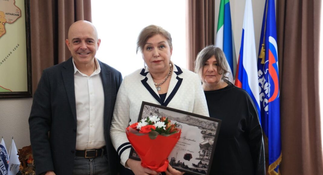 Сергей Сокол и Татьяна Краснова. Фото из телеграм-канала Сергея Сокола Сергей Сокол и Татьяна Краснова. Фото из телеграм-канала Сергея Сокола