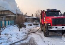 Кадр съемки МЧС