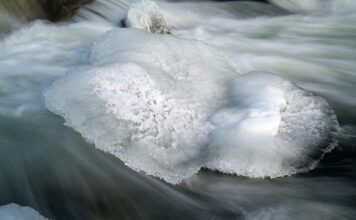 лед, река, шуга, лед на реке